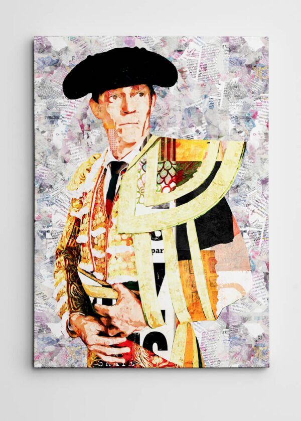 Borja Jimenez Torero, cuadros modernos de toreros, arte taurino moderno, decoración cuadro