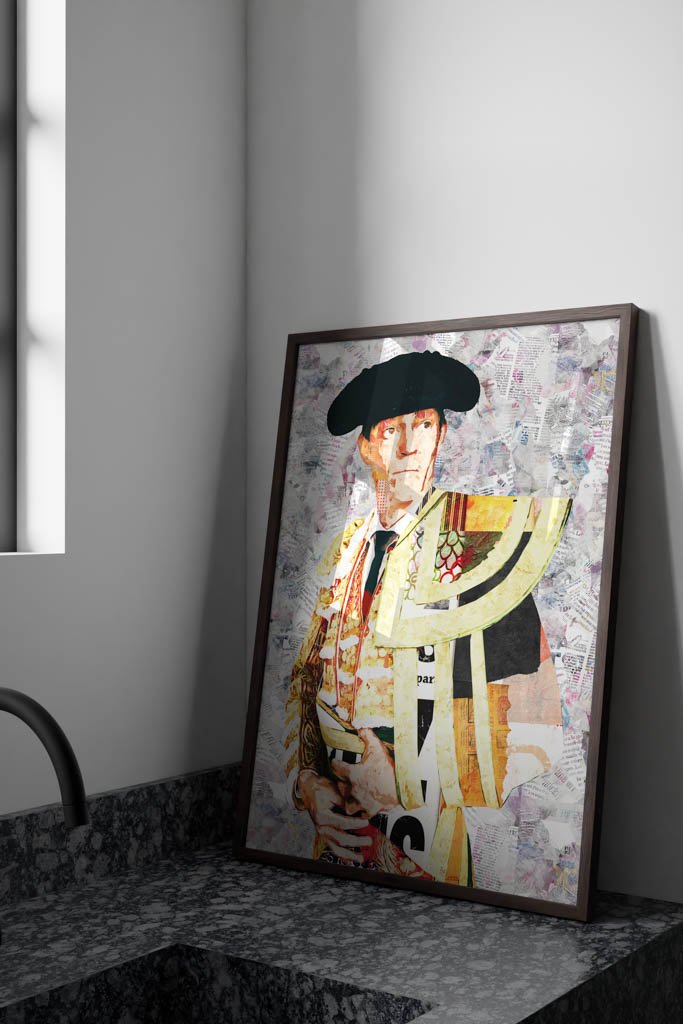 Borja Jimenez Torero, cuadros modernos de toreros, arte taurino moderno, decoración cuadro