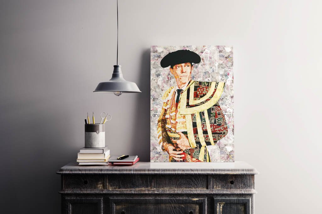 Borja Jimenez Torero, cuadros modernos de toreros, arte taurino moderno, decoración cuadro