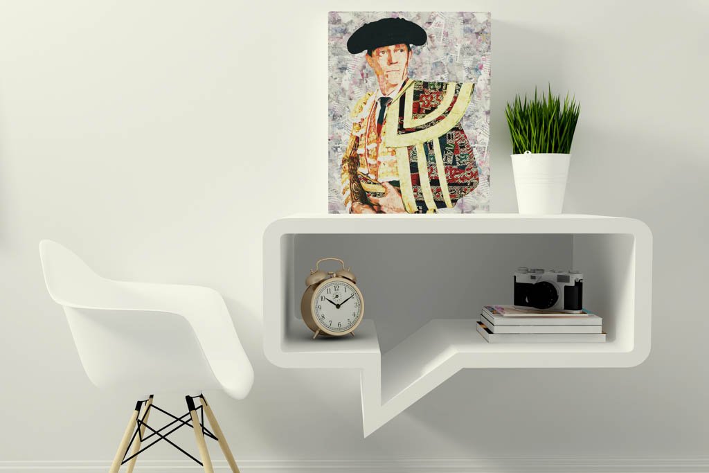 Borja Jimenez Torero, cuadros modernos de toreros, arte taurino moderno, decoración cuadro