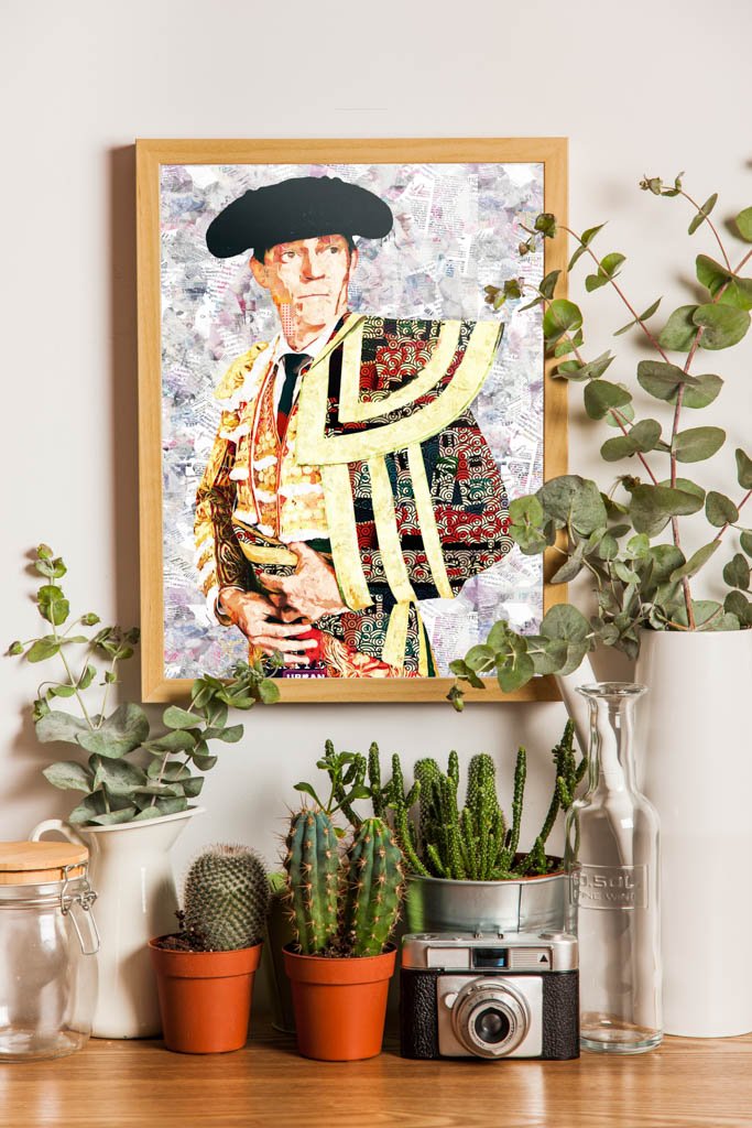 Borja Jimenez Torero, cuadros modernos de toreros, arte taurino moderno, decoración cuadro