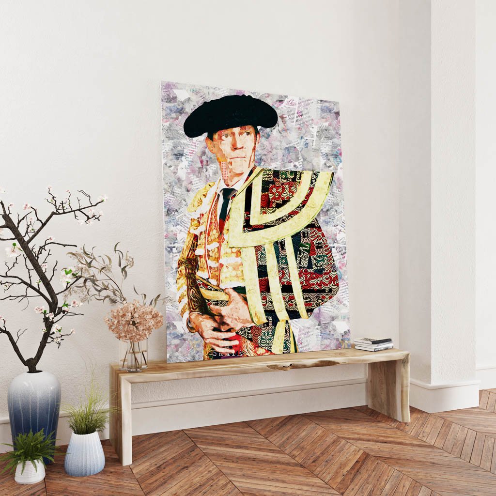 Borja Jimenez Torero, cuadros modernos de toreros, arte taurino moderno, decoración cuadro