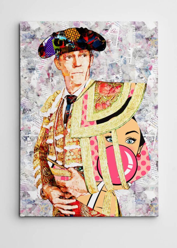 Borja Jimenez Torero, cuadros modernos de toreros, arte taurino moderno, decoración cuadro