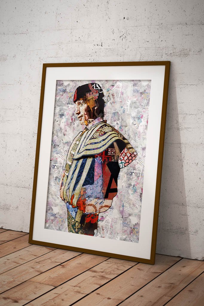 Curro Diaz Torero, cuadros modernos de toreros, arte taurino moderno, decoración cuadro