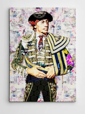 Curro Diaz Torero, cuadros modernos de toreros, arte taurino moderno, decoración cuadro