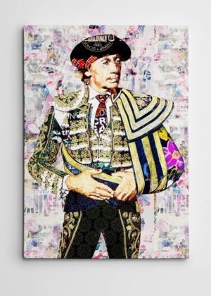 Curro Diaz Torero, cuadros modernos de toreros, arte taurino moderno, decoración cuadro