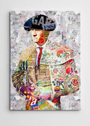 Daniel Luque Torero, cuadros modernos de toreros, arte taurino moderno, decoración cuadro