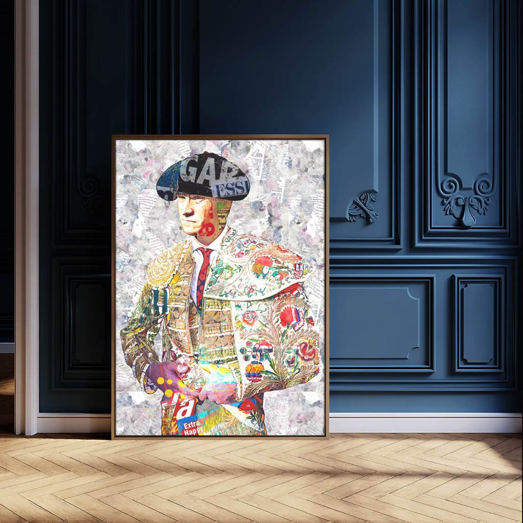 Daniel Luque Torero, cuadros modernos de toreros, arte taurino moderno, decoración cuadro