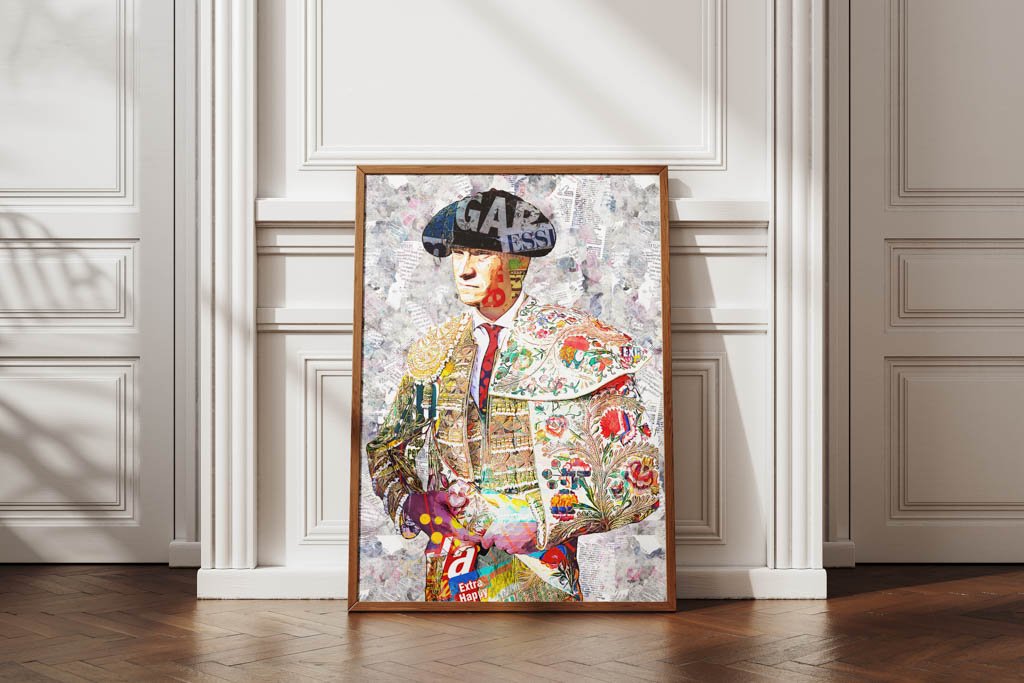 Daniel Luque Torero, cuadros modernos de toreros, arte taurino moderno, decoración cuadro