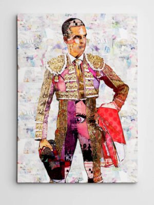 David Galvan Torero, cuadros modernos de toreros, arte taurino moderno, decoración cuadro
