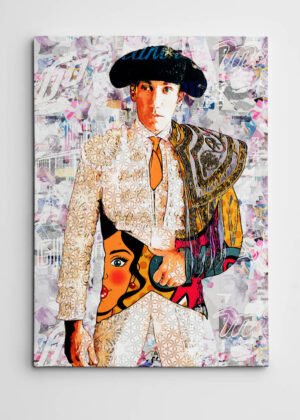 David de Miranda Torero, cuadros modernos de toreros, arte taurino moderno, decoración cuadro