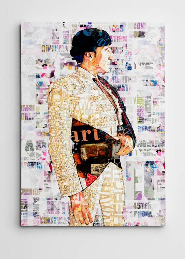 David de Miranda Torero, cuadros modernos de toreros, arte taurino moderno, decoración cuadro