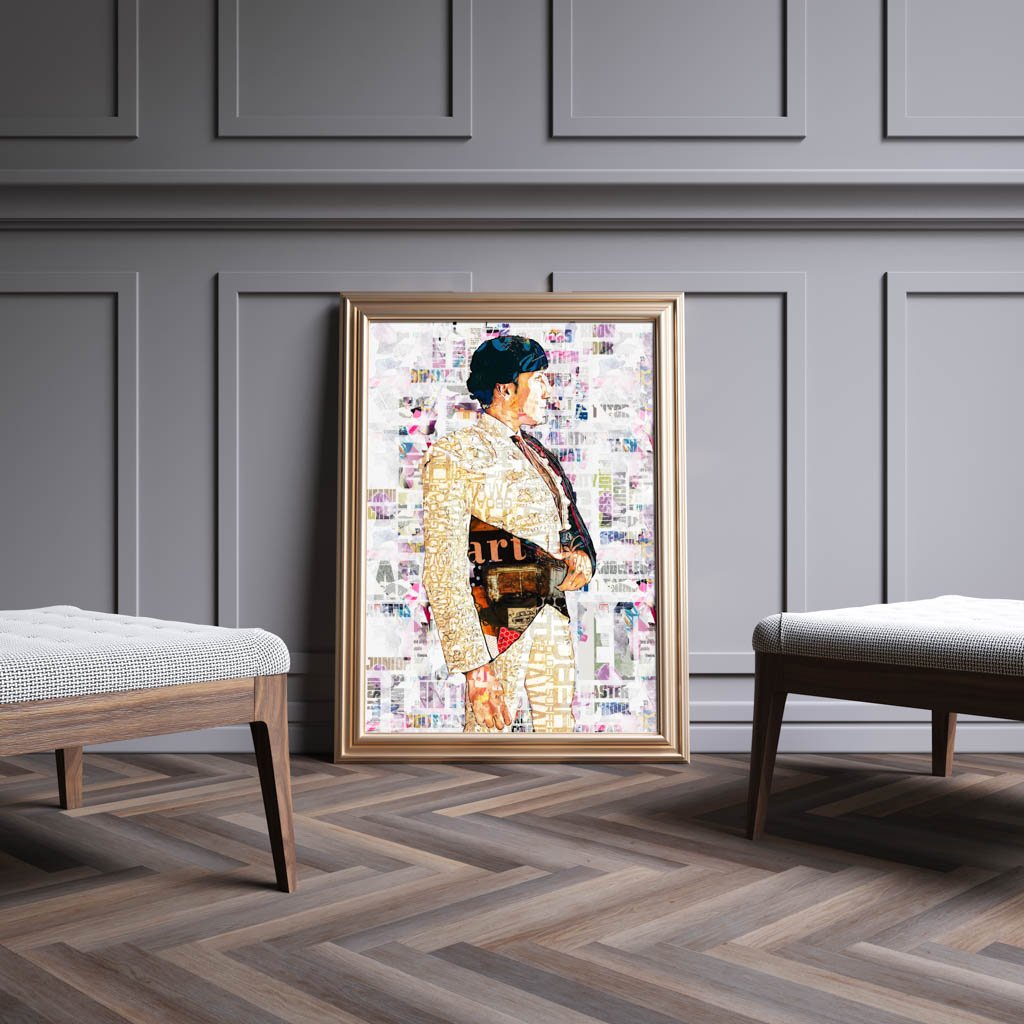 David de Miranda Torero, cuadros modernos de toreros, arte taurino moderno, decoración cuadro