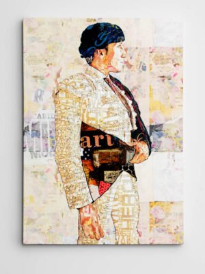 David de Miranda Torero, cuadros modernos de toreros, arte taurino moderno, decoración cuadro