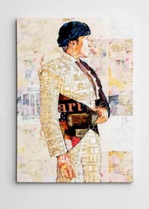 David de Miranda Torero, cuadros modernos de toreros, arte taurino moderno, decoración cuadro