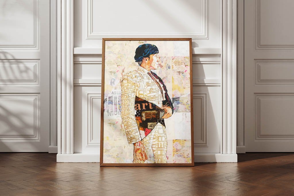 David de Miranda Torero, cuadros modernos de toreros, arte taurino moderno, decoración cuadro