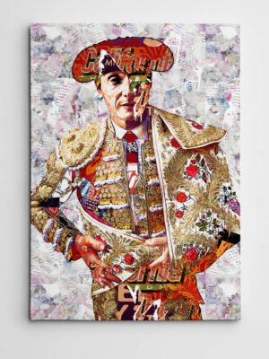 Diego Urdiales Torero, cuadros modernos de toreros, arte taurino moderno, decoración cuadro