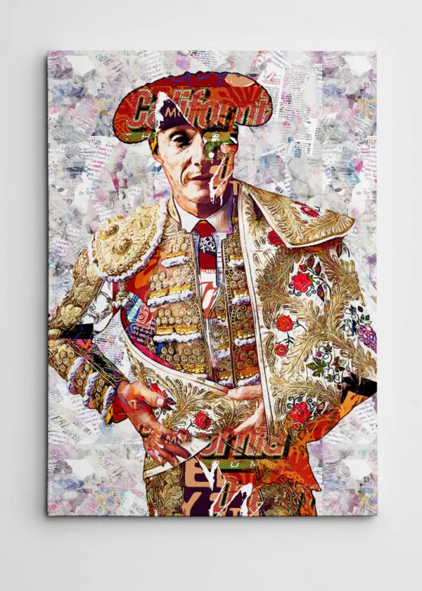 Diego Urdiales Torero, cuadros modernos de toreros, arte taurino moderno, decoración cuadro