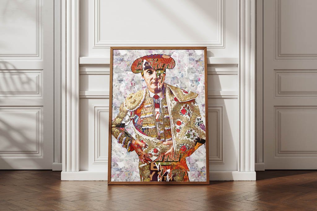 Diego Urdiales Torero, cuadros modernos de toreros, arte taurino moderno, decoración cuadro