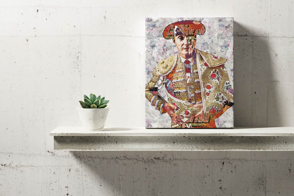Diego Urdiales Torero, cuadros modernos de toreros, arte taurino moderno, decoración cuadro