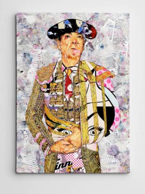Manuel Jesús Cid Salas "El Cid" Torero, cuadros modernos de toreros, arte taurino moderno, decoración cuadro