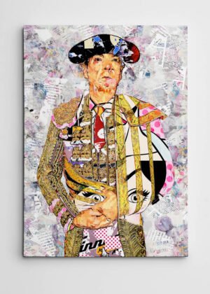 Manuel Jesús Cid Salas "El Cid" Torero, cuadros modernos de toreros, arte taurino moderno, decoración cuadro