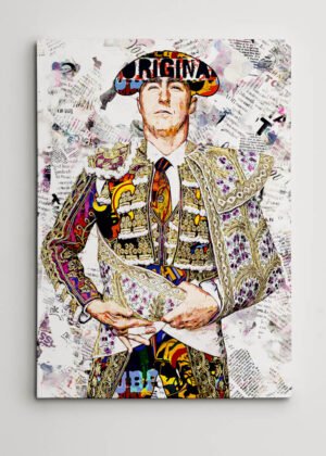 David Fandila Marín "El Fandi" Torero, cuadros modernos de toreros, arte taurino moderno, decoración cuadro