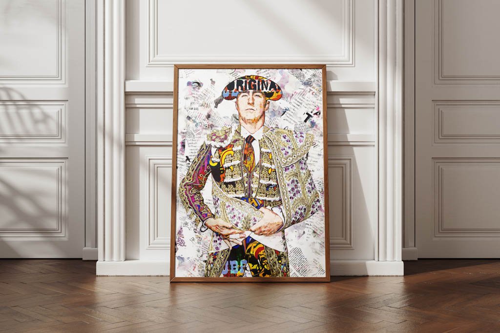 David Fandila Marín "El Fandi" Torero, cuadros modernos de toreros, arte taurino moderno, decoración cuadro