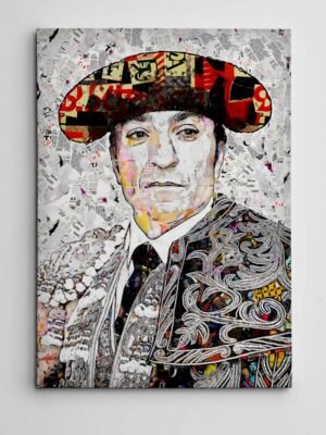 Cuadro Torero El Fundi, cuadros modernos de toreros, arte taurino