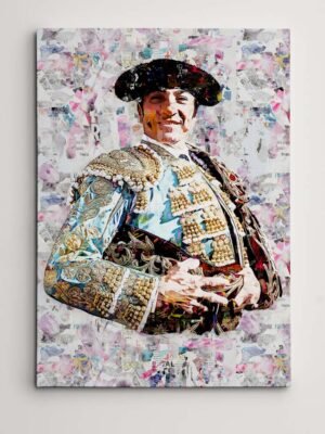Cuadro Torero El Fundi, cuadros modernos de toreros, arte taurino