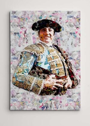 Cuadro Torero El Fundi, cuadros modernos de toreros, arte taurino