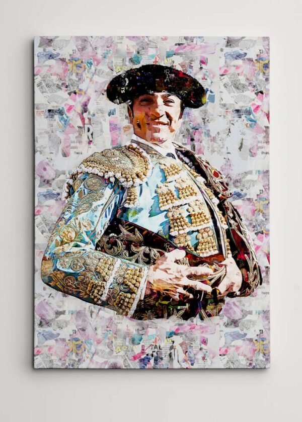 Cuadro Torero El Fundi, cuadros modernos de toreros, arte taurino