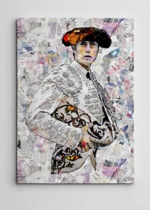 Cuadro Torero Finito de Cordoba. Cuadros modernos de toreros, arte taurino