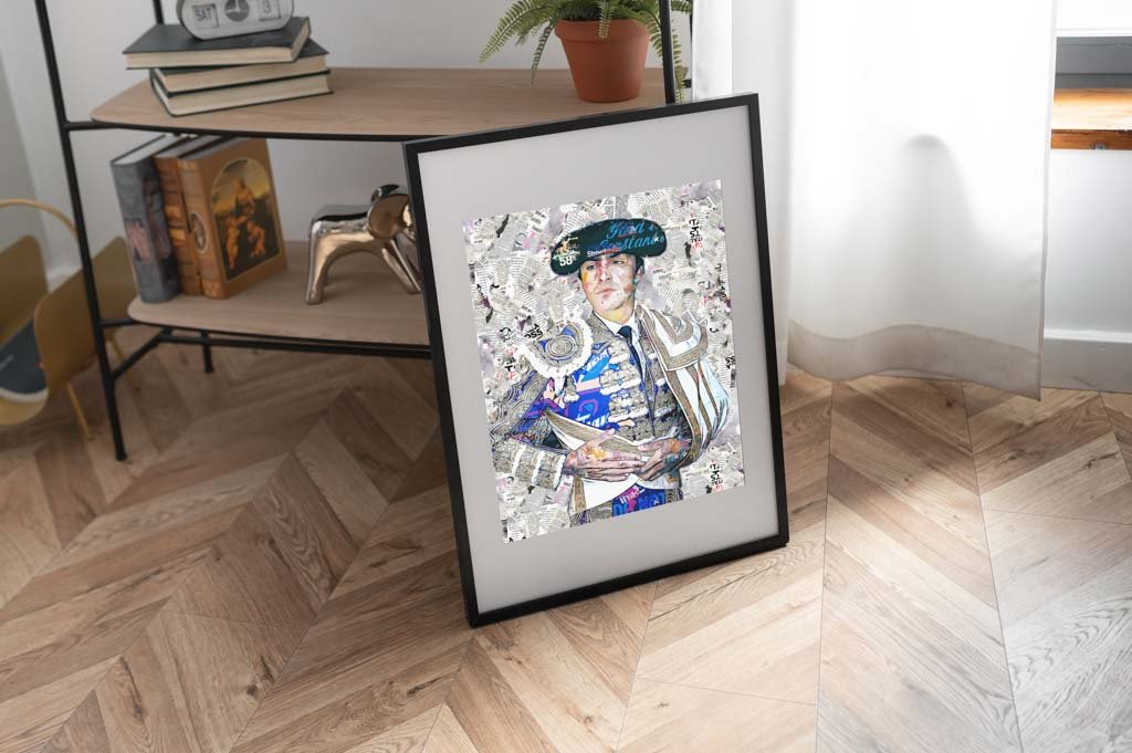 Cuadro Torero Miguel Angel Perera. Cuadros modernos de toreros, arte taurino.