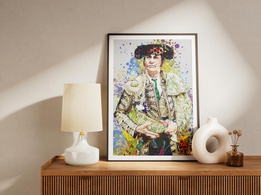 Morante de la Puebla, cuadros modernos de toreros, arte taurino moderno, decoración cuadro