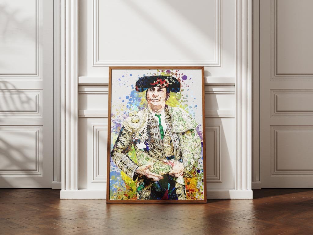 Morante de la Puebla, cuadros modernos de toreros, arte taurino moderno, decoración cuadro