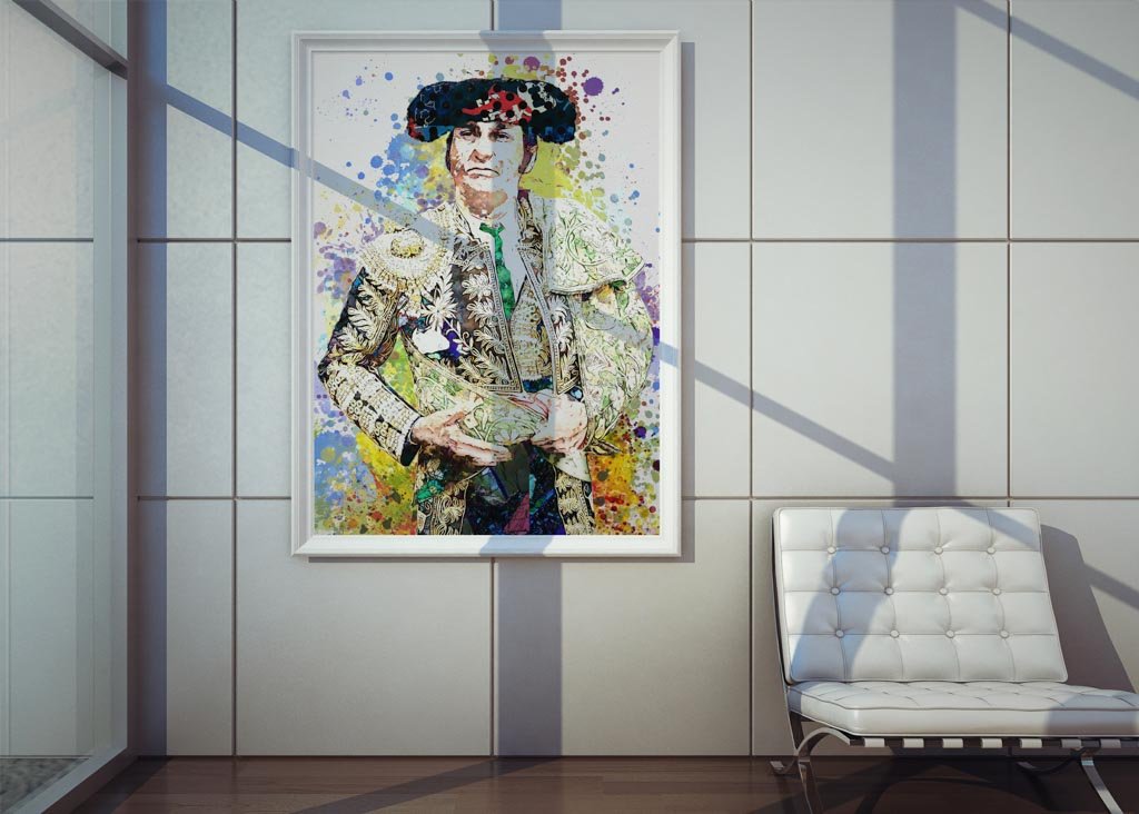 Morante de la Puebla, cuadros modernos de toreros, arte taurino moderno, decoración cuadro