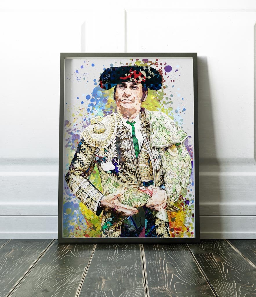 Morante de la Puebla, cuadros modernos de toreros, arte taurino moderno, decoración cuadro