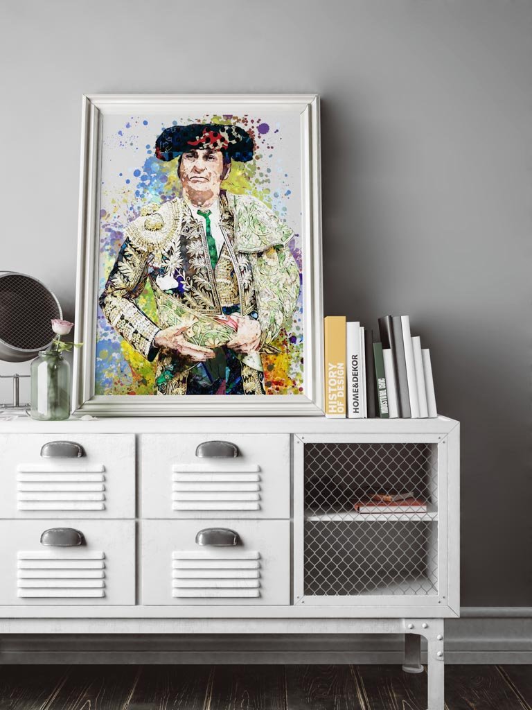 Morante de la Puebla, cuadros modernos de toreros, arte taurino moderno, decoración cuadro