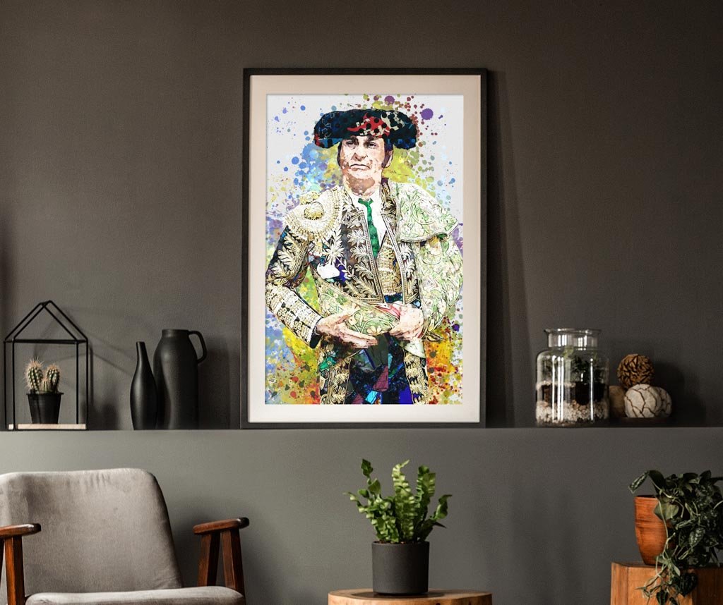 Morante de la Puebla, cuadros modernos de toreros, arte taurino moderno, decoración cuadro