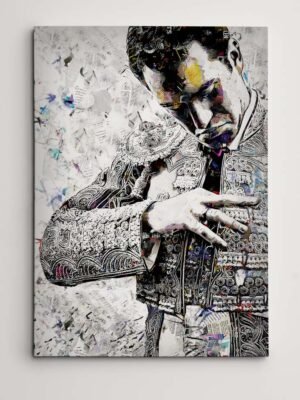 Cuadro "Torero Raul Ruiz". Cuadros modernos de toreros, arte taurino.