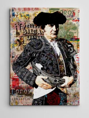 Morante de la Puebla Torero, cuadros modernos de toreros, arte taurino moderno, decoración cuadros toreros modernos
