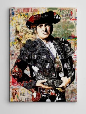 Morante de la Puebla Torero, cuadros modernos de toreros, arte taurino moderno, decoración cuadros toreros modernos