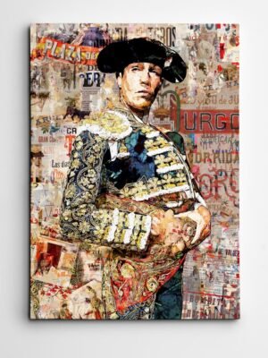 Tomas Rufo Torero, cuadros modernos de toreros, arte taurino moderno, decoración cuadros toreros modernos
